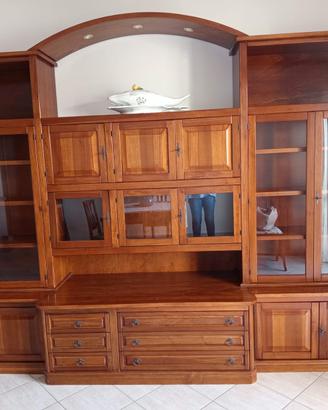 mobile da sala in legno massello 