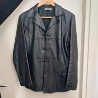 Giacca vintage in vera pelle.