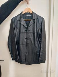 Giacca vintage in vera pelle.