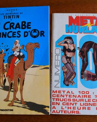 Tin Tin e Metal Hurlant 100: edizioni in francese