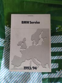 Libretto Europa Service BMW 1993/94