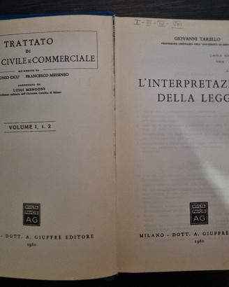 L'interpretazione della legge