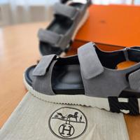 Sandali Hermès n.44 pelle scam. 