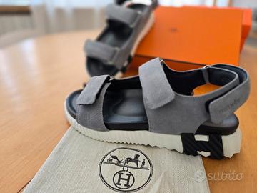 Sandali Hermès n.44 pelle scam. 