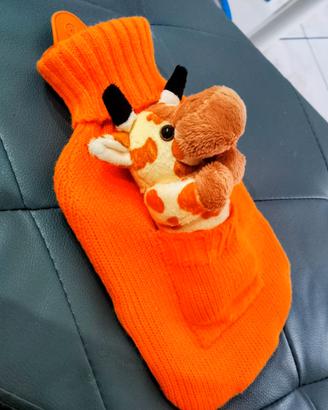 Borsa acqua calda con peluche giraffa