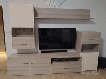  Parete Attrezzata 270x42 cm