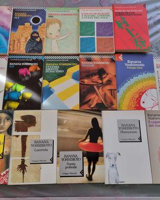 16 libri: 14 Banana Yoshimoto + 2 Haruki Murakami