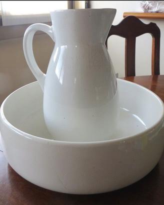 Set Lavabo Ceramica Bianca S.C. Lombarda