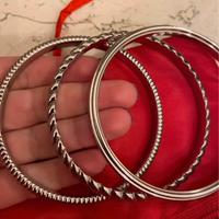 Bracciali larghi calvin klein set da 3