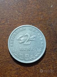 Moneta da 2 Kune Croate 