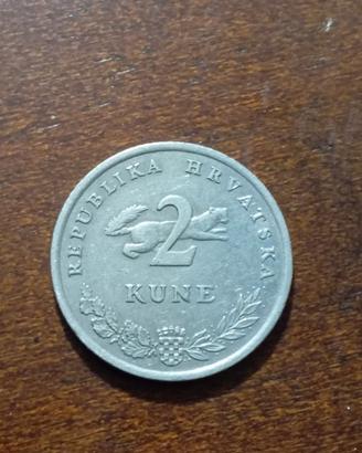Moneta da 2 Kune Croate 