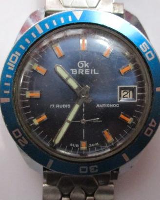 Orologio Breil vintage incabloc anni 70