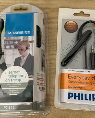 Sennheiser PC 121 - Philips Everyday Chat - NUOVI