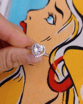 anello cuore argento925 