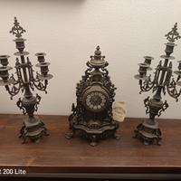 Orologio Barocco in Ottone brunito
