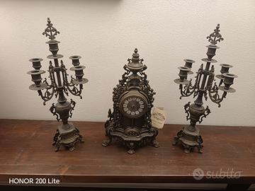 Orologio Barocco in Ottone brunito