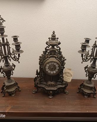 Orologio Barocco in Ottone brunito
