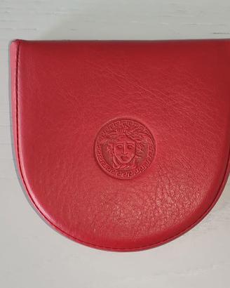 Portamonete fiches pelle rossa di Versace-Campione