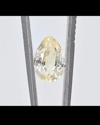 zaffiro giallo naturale 2.35 carati