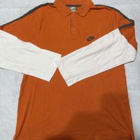 Nike Polo Uomo Maniche Lunghe – Arancione L