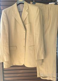 Completo uomo 100% puro lino DAKS tg 54