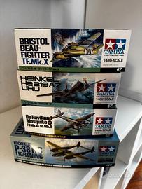 TAMIYA 4 BIMOTORI 2' WAR  SCALA 1/48 KIT NUOVI