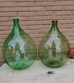 coppia di damigiane 60 centimetri