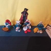 4 Puffi Schleich e Capitan Harlock