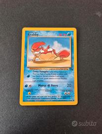Carta Pokémon Krabby 51/62 Fossil