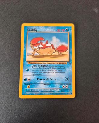 Carta Pokémon Krabby 51/62 Fossil