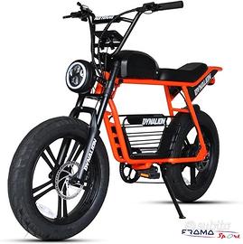 Fat bike elettrica RT3 Dynalion 750W Arancione