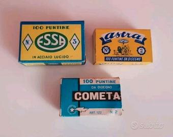 Scatole puntine da disegno Essa Astra Cometa