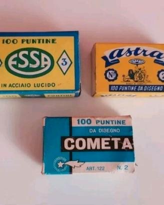 Scatole puntine da disegno Essa Astra Cometa