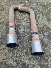 doppio scarico x alfa 2.4  artigianale 