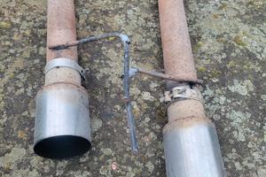 doppio scarico x alfa 2.4  artigianale 