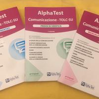 AlphaTest COMUNICAZIONE - TOLC-SU  (kit 3 volumi)