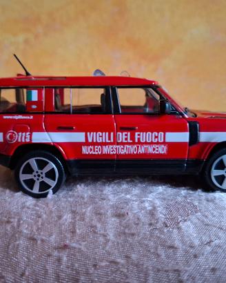VIGILI DEL FUOCO -POMPIERI - LAND ROVER DEFENDER