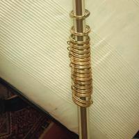 Sostegno tenda con anelli - palo tenda vintage 