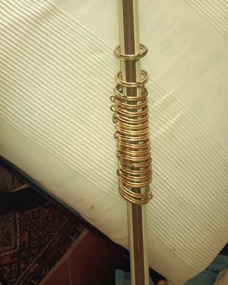 Sostegno tenda con anelli - palo tenda vintage 