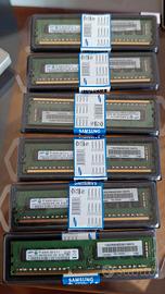 Samsung 2 GB x 6 PEZZI PC3-10600E DDR3-ECC-RAM