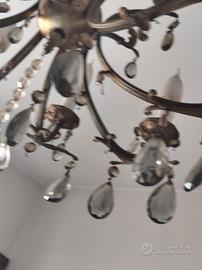 lampadario argento 