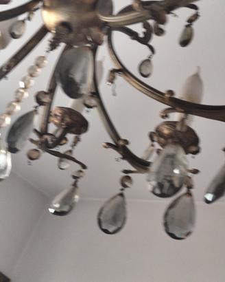 lampadario argento 