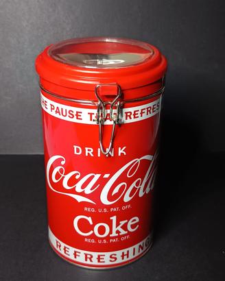 Contenitore ermetico a cilindro Coca Cola