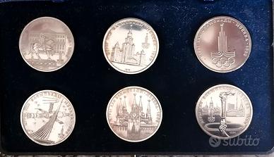 6 rubli Olimpiadi di Mosca 
