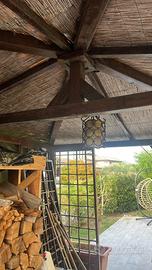 Gazebo in legno rustico 4x3