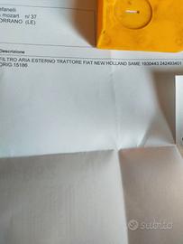 Filtri aria per trattore