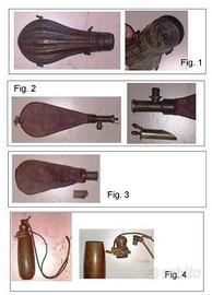 Fiaschette per avancarica antiche originali