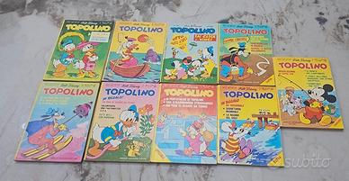 Lotto 9 Fumetti TOPOLINO Libretto 1979-1980 - Mond