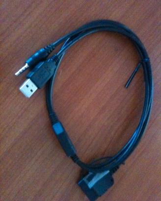 cavo usb jack nuovo per iphone 3g 3gs per auto 