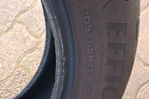 coppia pneumatici Goodyear  205/55 r17 50%